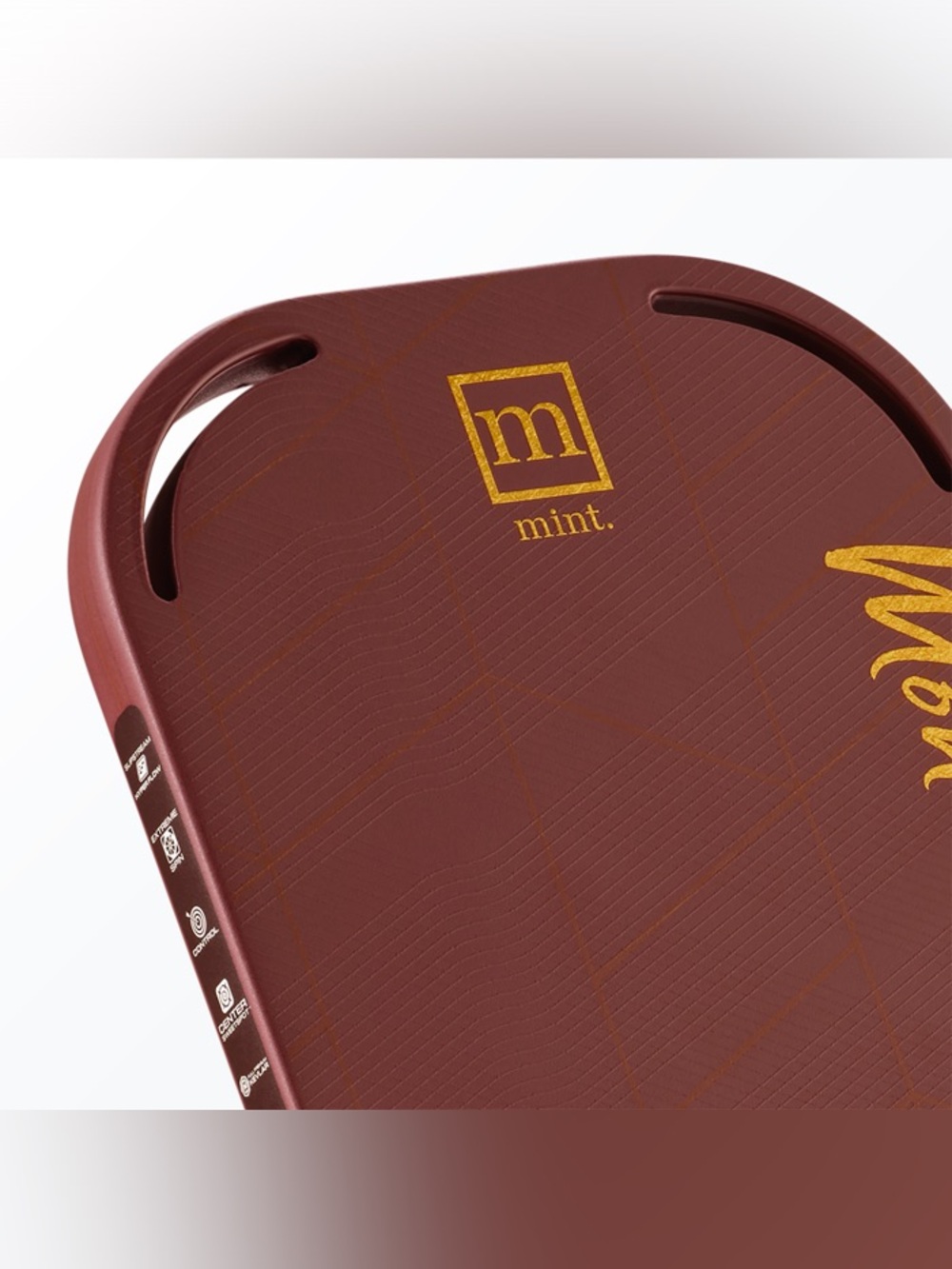 Mint Sport Mon Ami Kevlar / Carbon Fiber | 18mm Core Pickleball Paddle | NEW - Picture 3 of 16